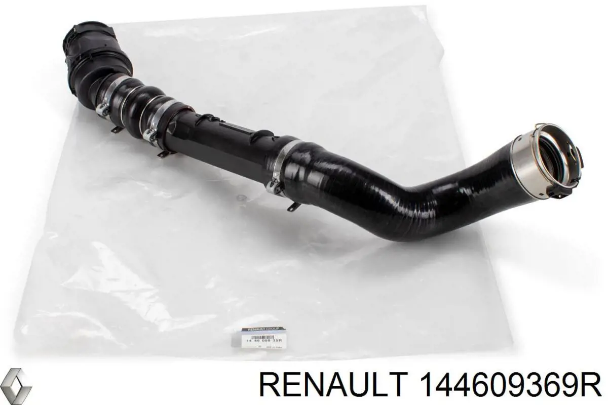 144609369R Renault (RVI) tubo flexible de aire de sobrealimentación izquierdo