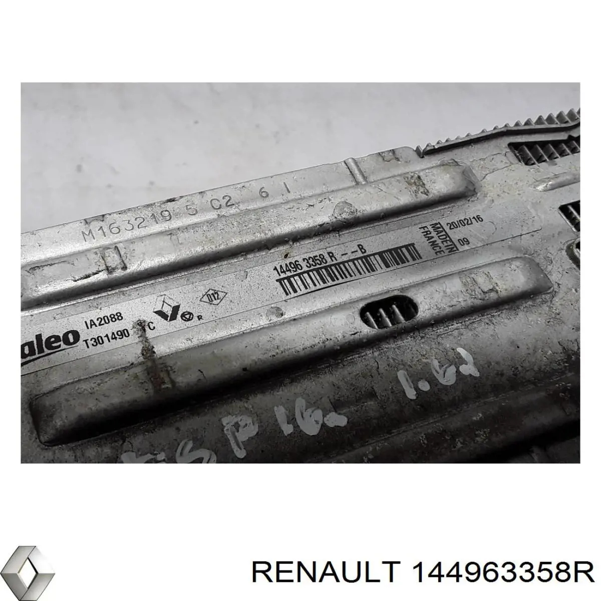Intercooler 144963358R Renault (RVI)