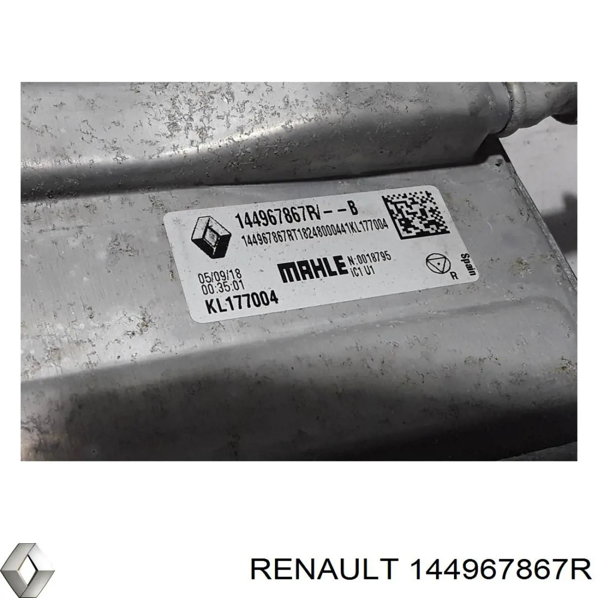 Radiador de aire de admisión Renault (RVI) 144967867R precio, desde 168,43 EUR
