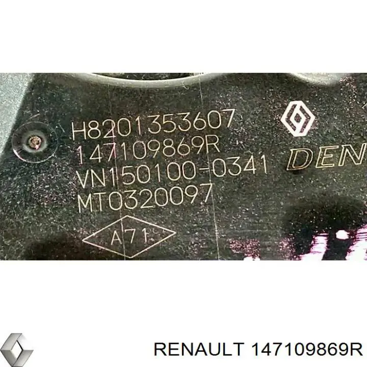 Válvula de regulación de gases Renault (RVI) 147109869R precio, desde 140,84 EUR
