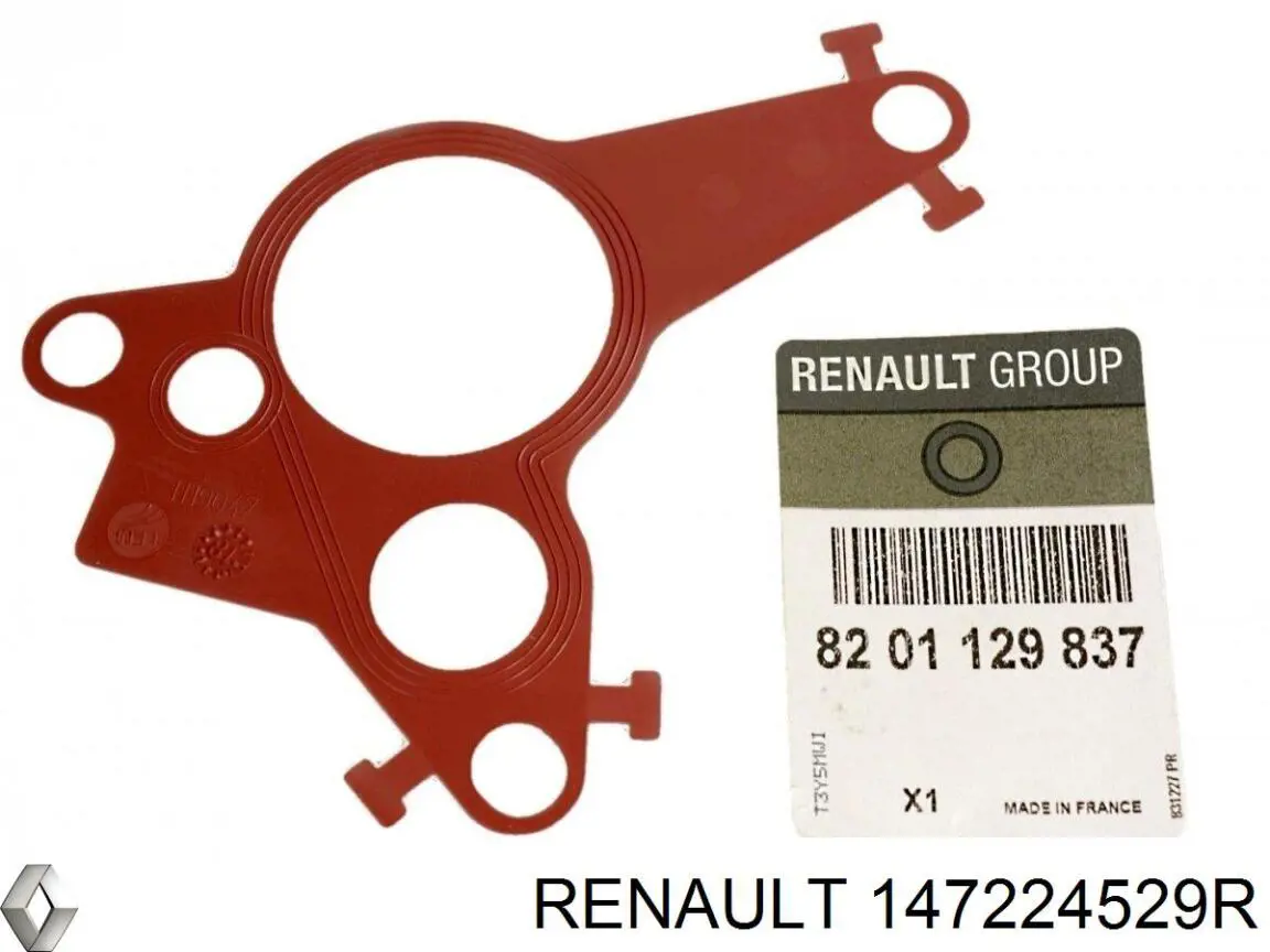 147224529R Renault (RVI) junta de válvula egr