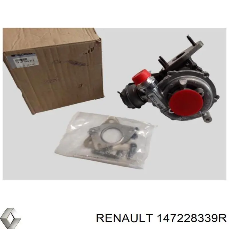 147228339R Renault (RVI) junta egr para sistema de recirculacion de gas