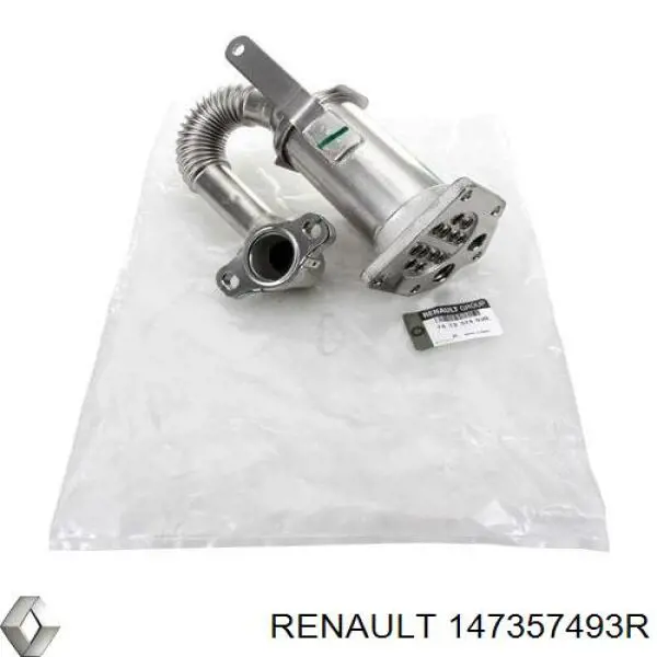 147357493R Renault (RVI) enfriador egr de recirculación de gases de escape
