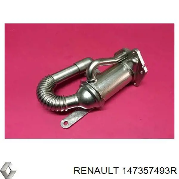 147357493R Renault (RVI) Enfriador de recirculación de gases de escape EGR