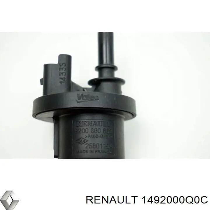 1492000Q0C Renault (RVI) valvula de adsorcion de vapor de combustible