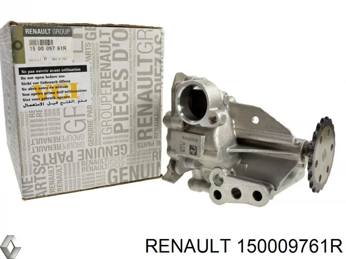 150009761R Renault (RVI) bomba de aceite
