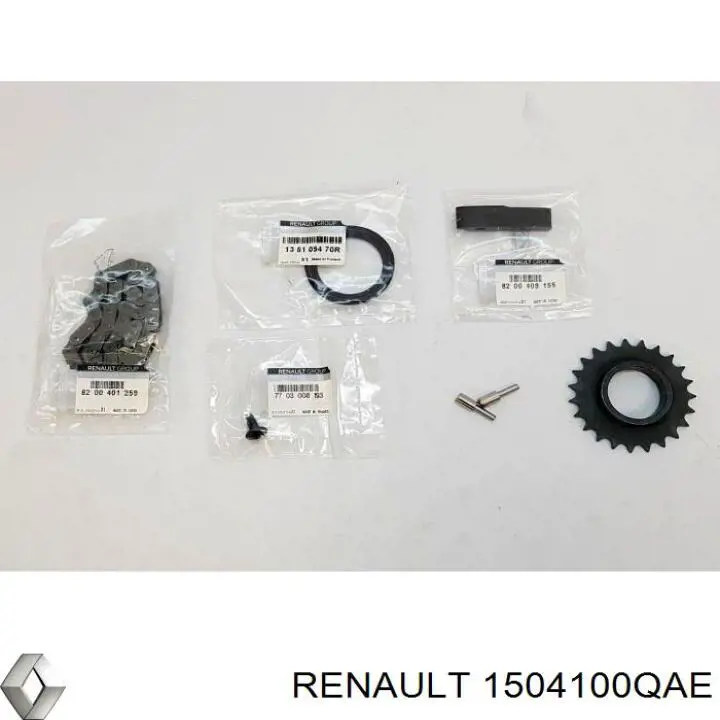 Juego de cadena de bomba de aceite 1504100QAE Nissan/Infiniti