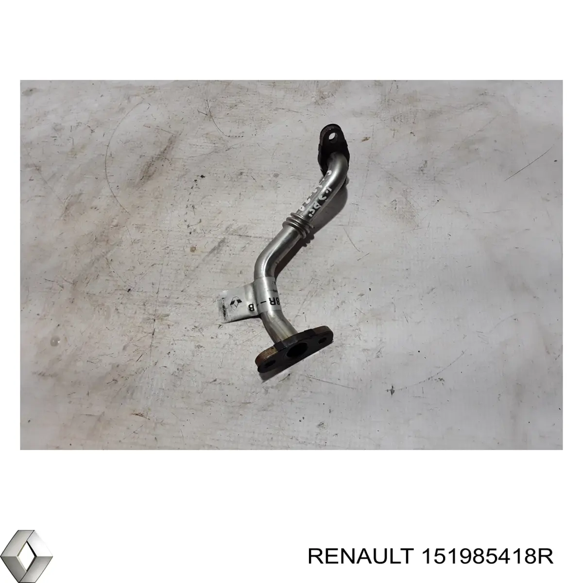 151985418R Renault (RVI) Tubo de drenaje de aceite de turbocompresor