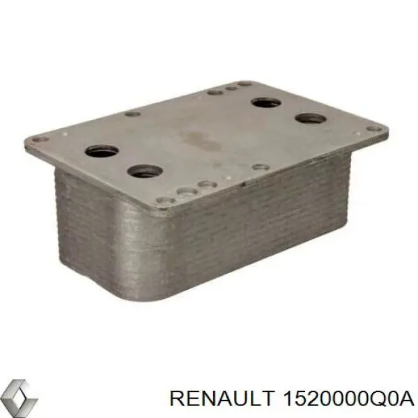 1520000Q0A Renault (RVI) radiador de aceite, bajo de filtro