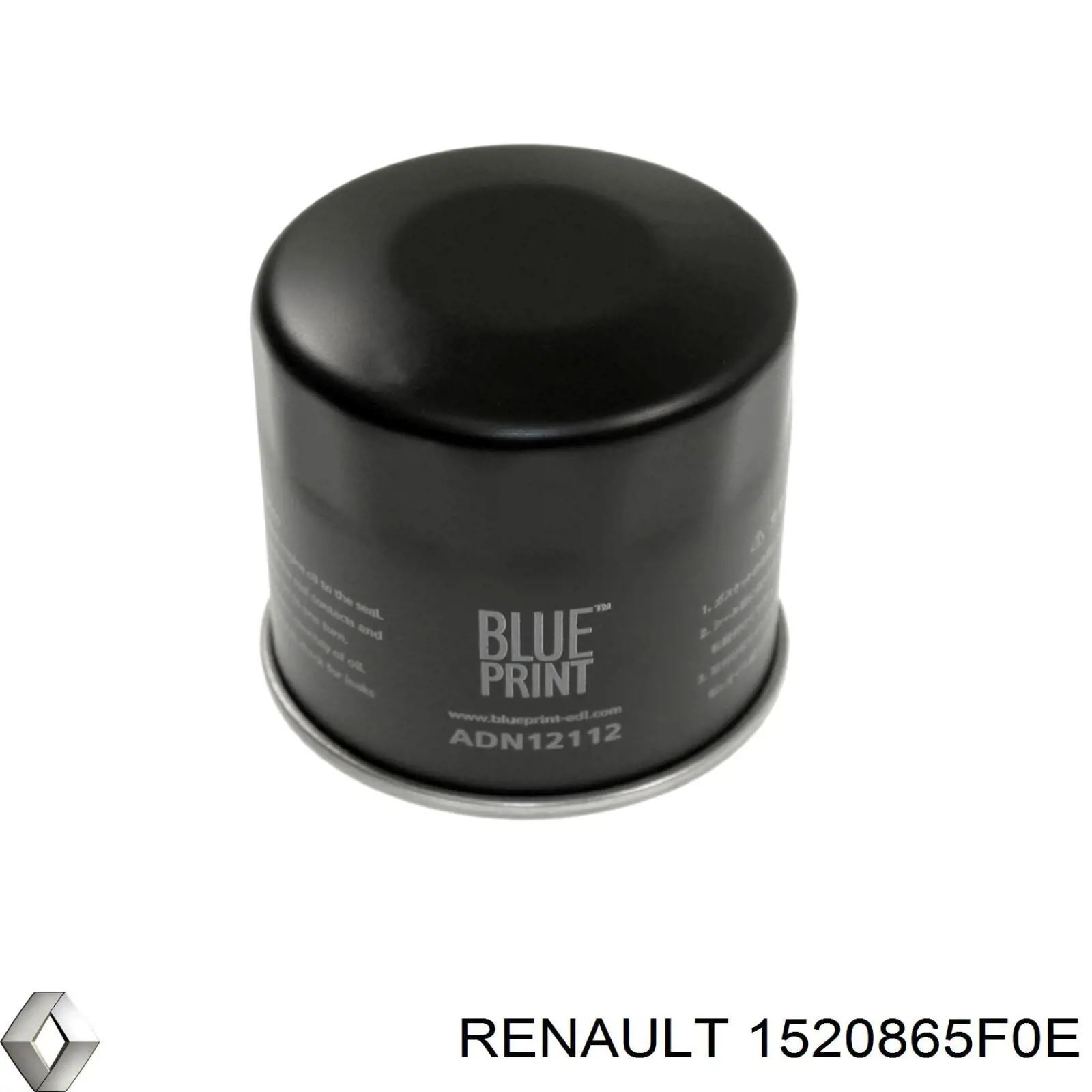 1520865F0E Renault (RVI) filtro de aceite