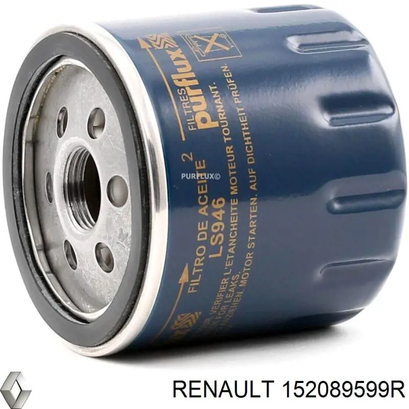 Comprar 152089599R Renault (RVI) Filtros de aceite