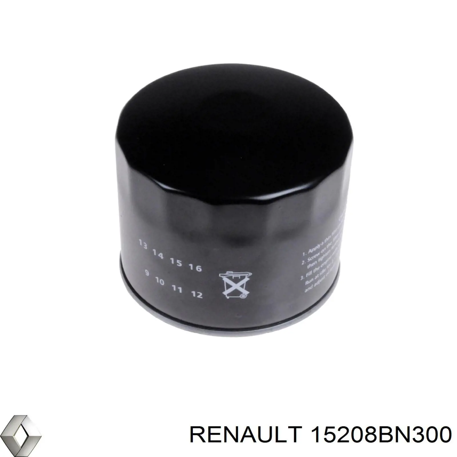 15208BN300 Renault (RVI) filtro de aceite