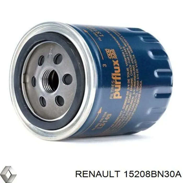 15208BN30A Renault (RVI) filtro de aceite