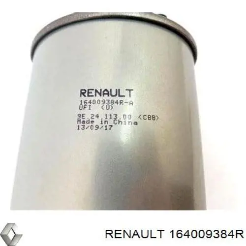 164009384R Renault (RVI) Filtro de gasolina