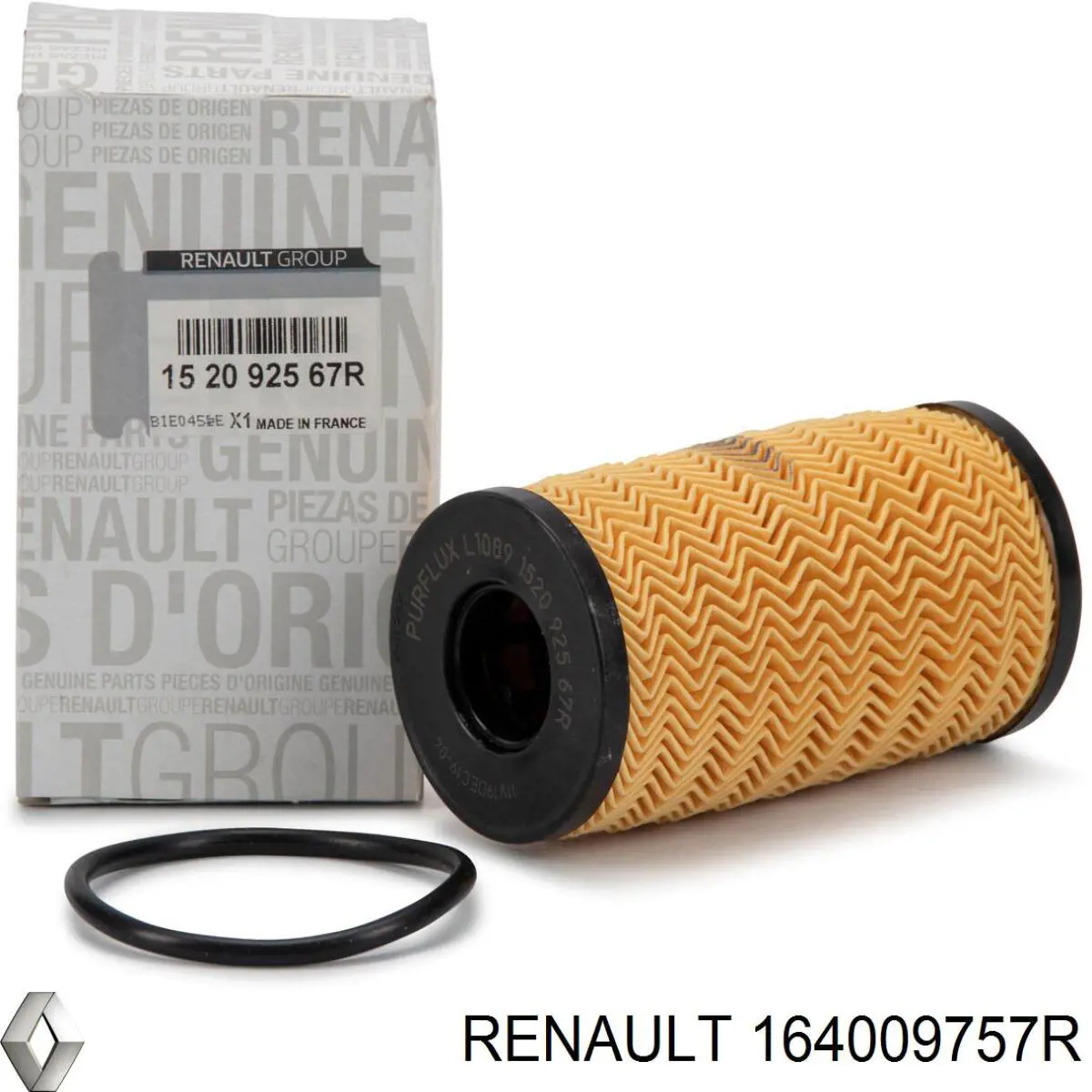 Caja del filtro de combustible 164009757R Renault (RVI)