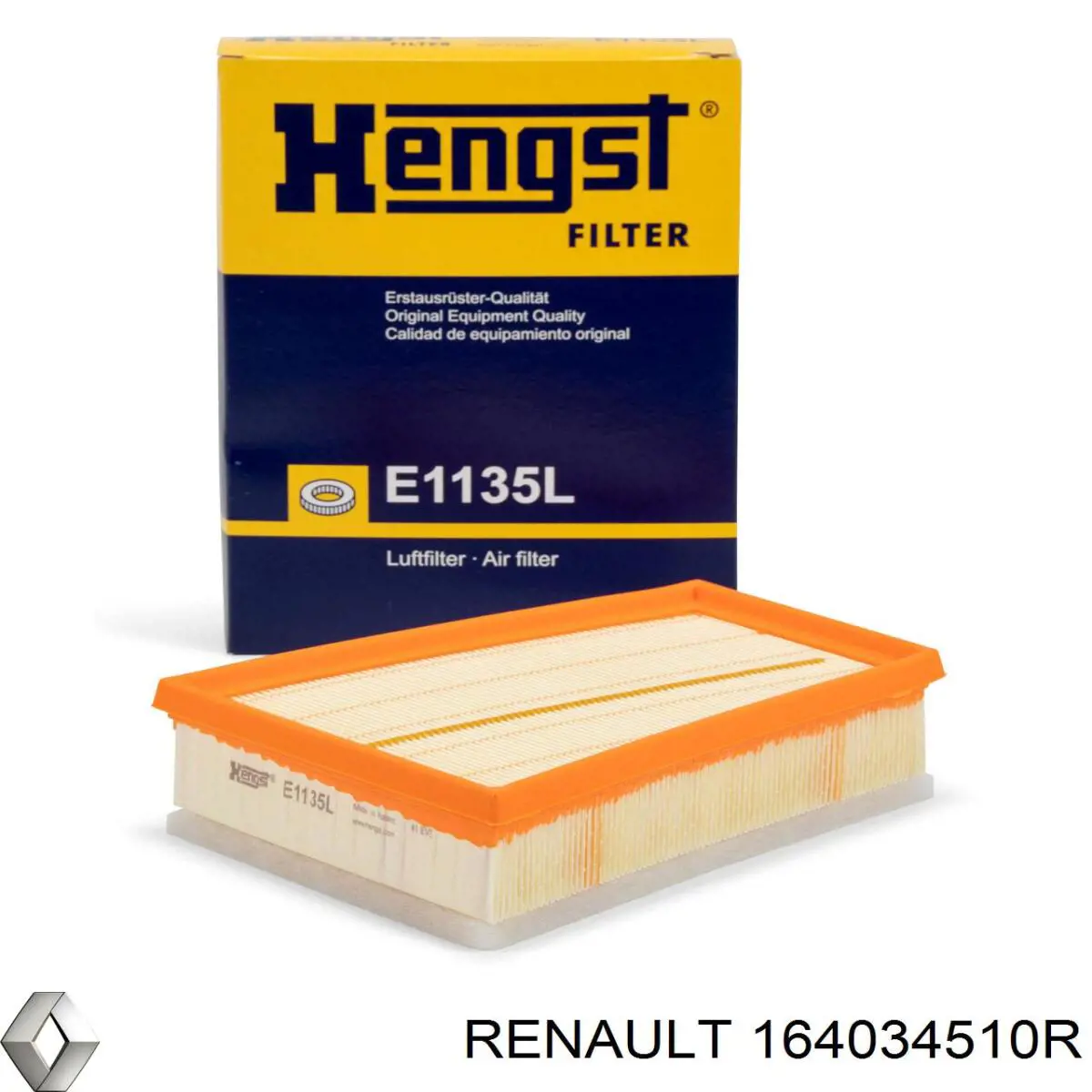 Comprar 164034510R Renault (RVI) Filtro diesel