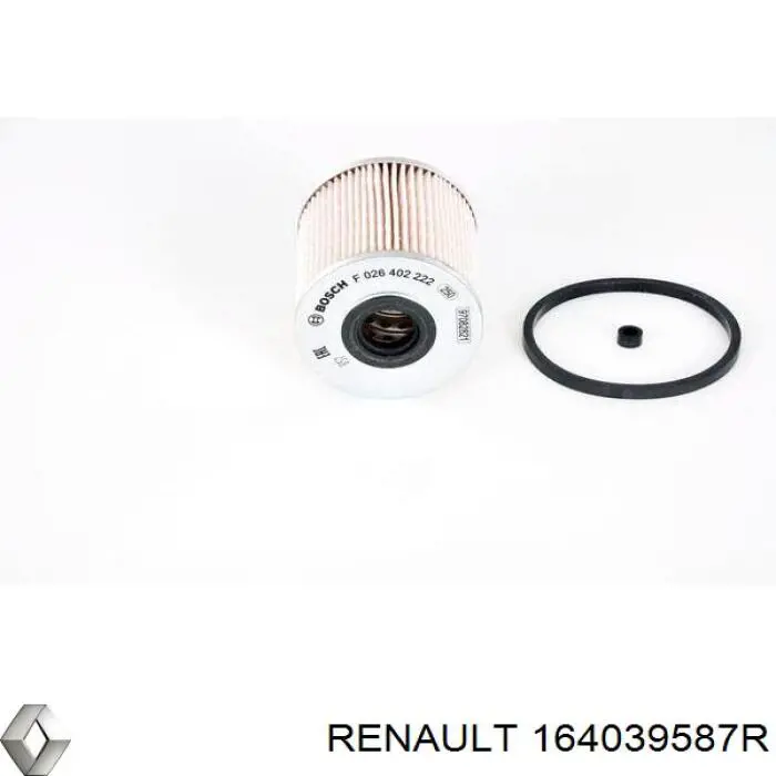 Comprar 164039587R Renault (RVI) Filtro diesel