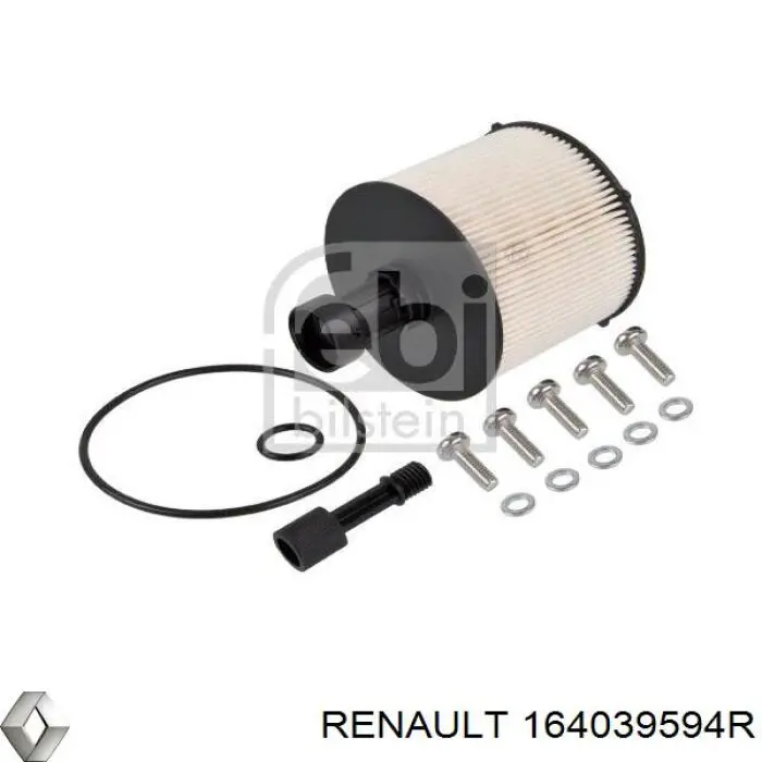 Comprar 164039594R Renault (RVI) Filtro diesel