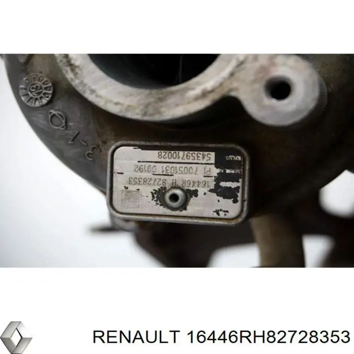 Turbocompresor 16446RH82728353 Renault (RVI)