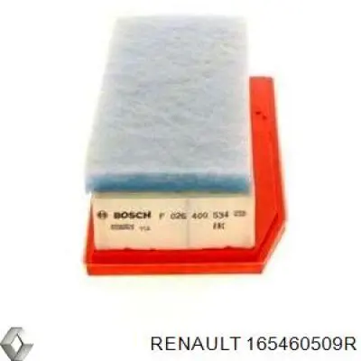 Filtro de aire 165460509R Renault (RVI)