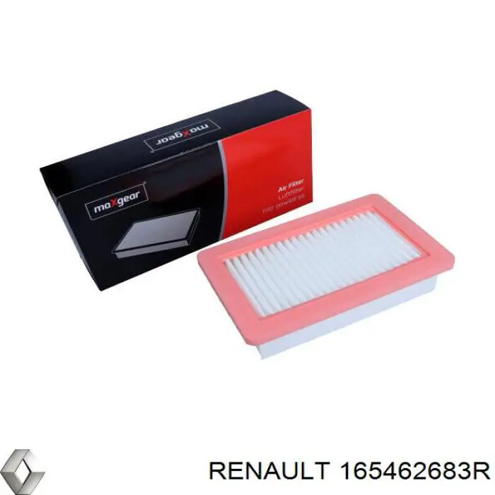 Filtro de aire 165462683R Renault (RVI)