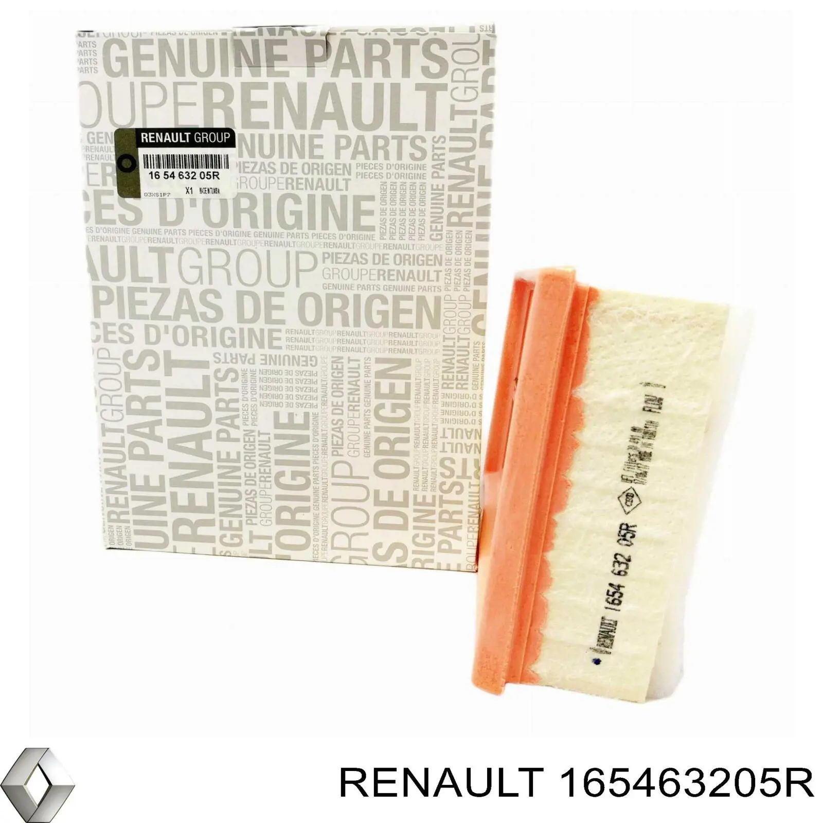 El filtro de aire Renault (RVI) 165463205R precio, desde 9,29 EUR