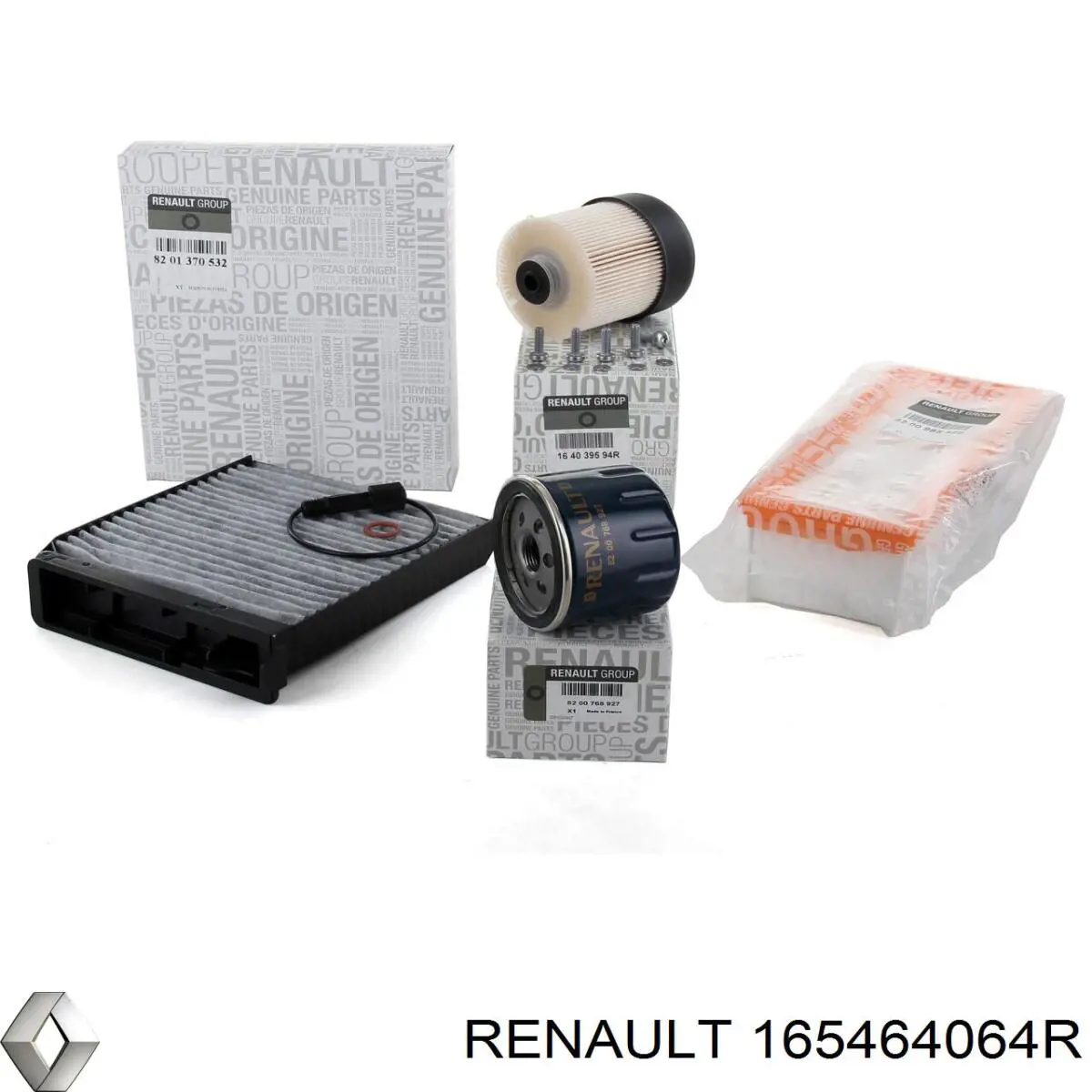 Filtro de aire 165464064R Renault (RVI)