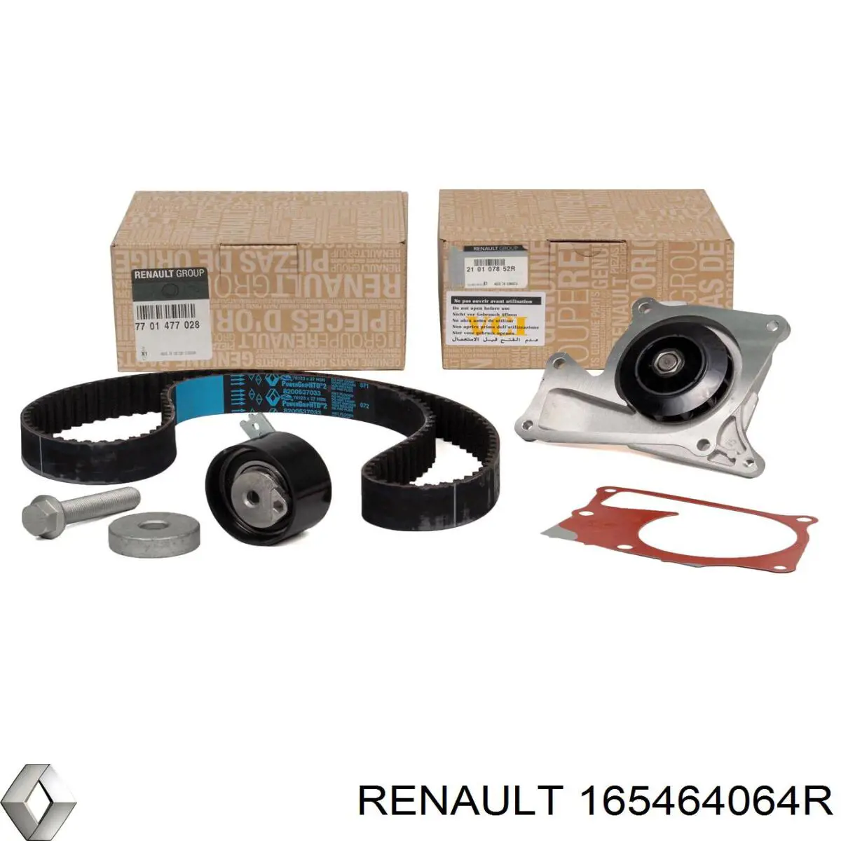 165464064R Renault (RVI) filtro de aire