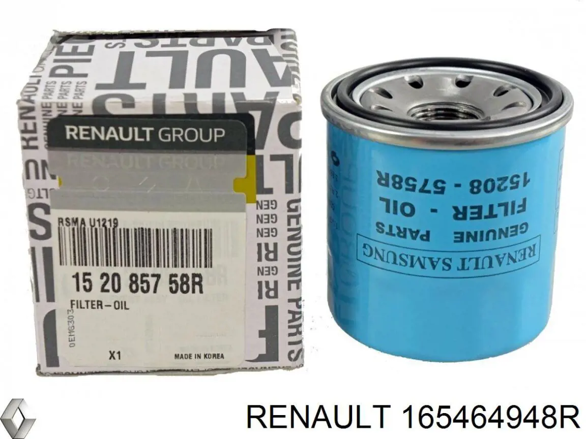 165469190R Renault (RVI) filtro de aire