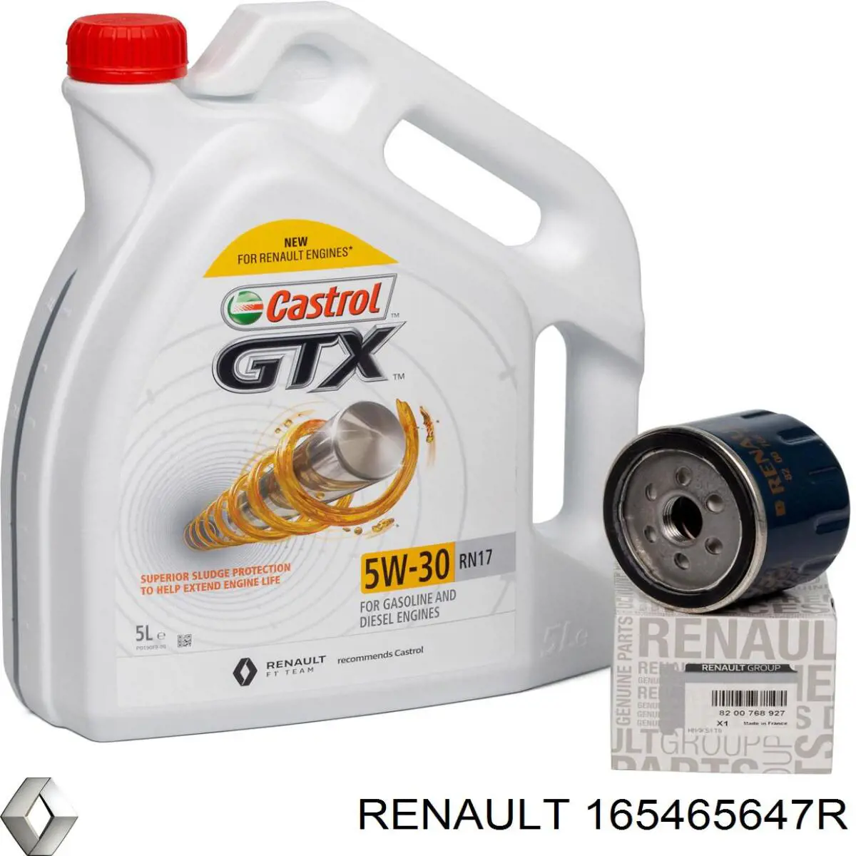 Filtro de aire 165465647R Renault (RVI)