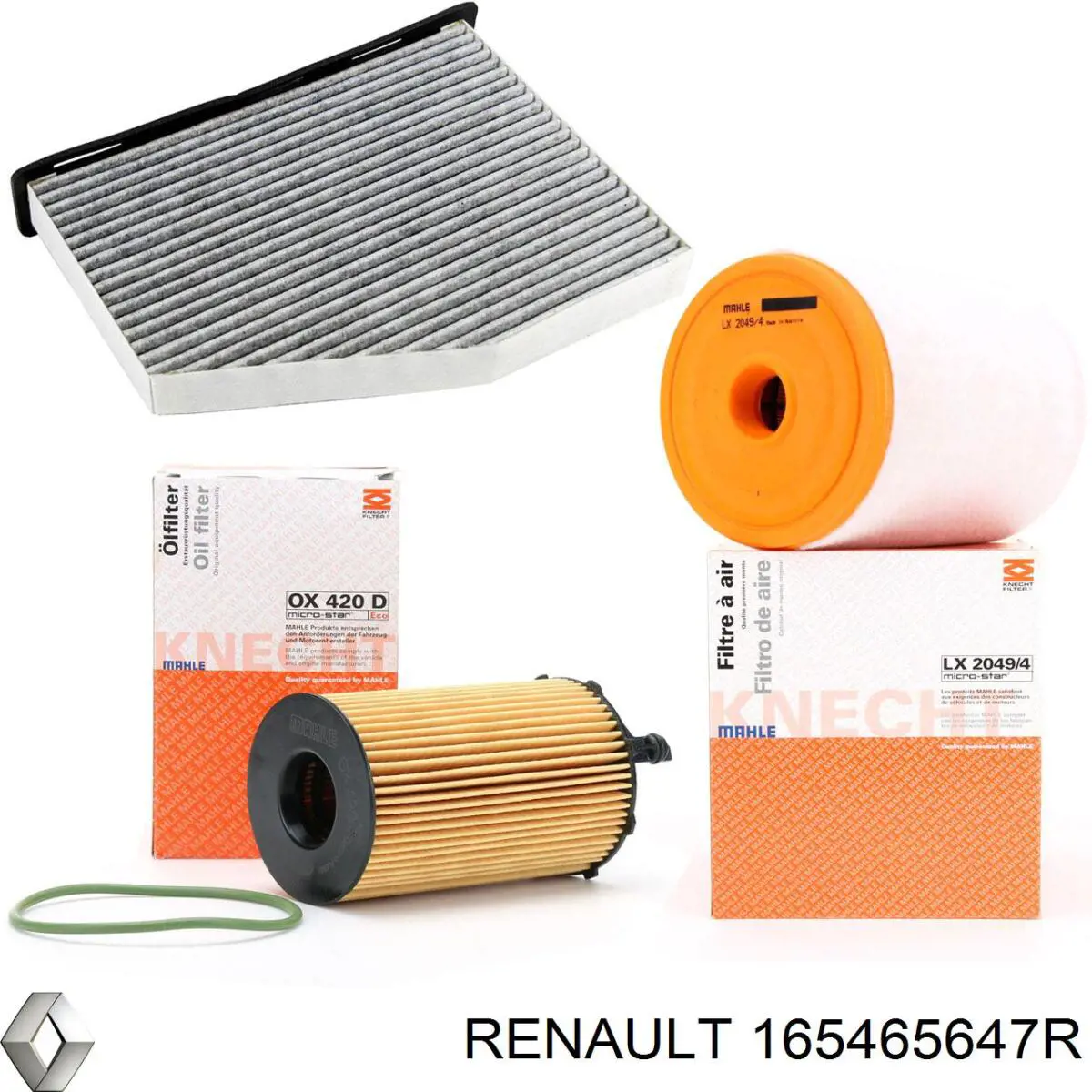 Comprar 165465647R Renault (RVI) Filtro de aire