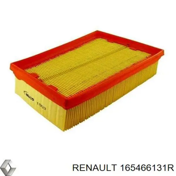 165466131R Renault (RVI) filtro de aire
