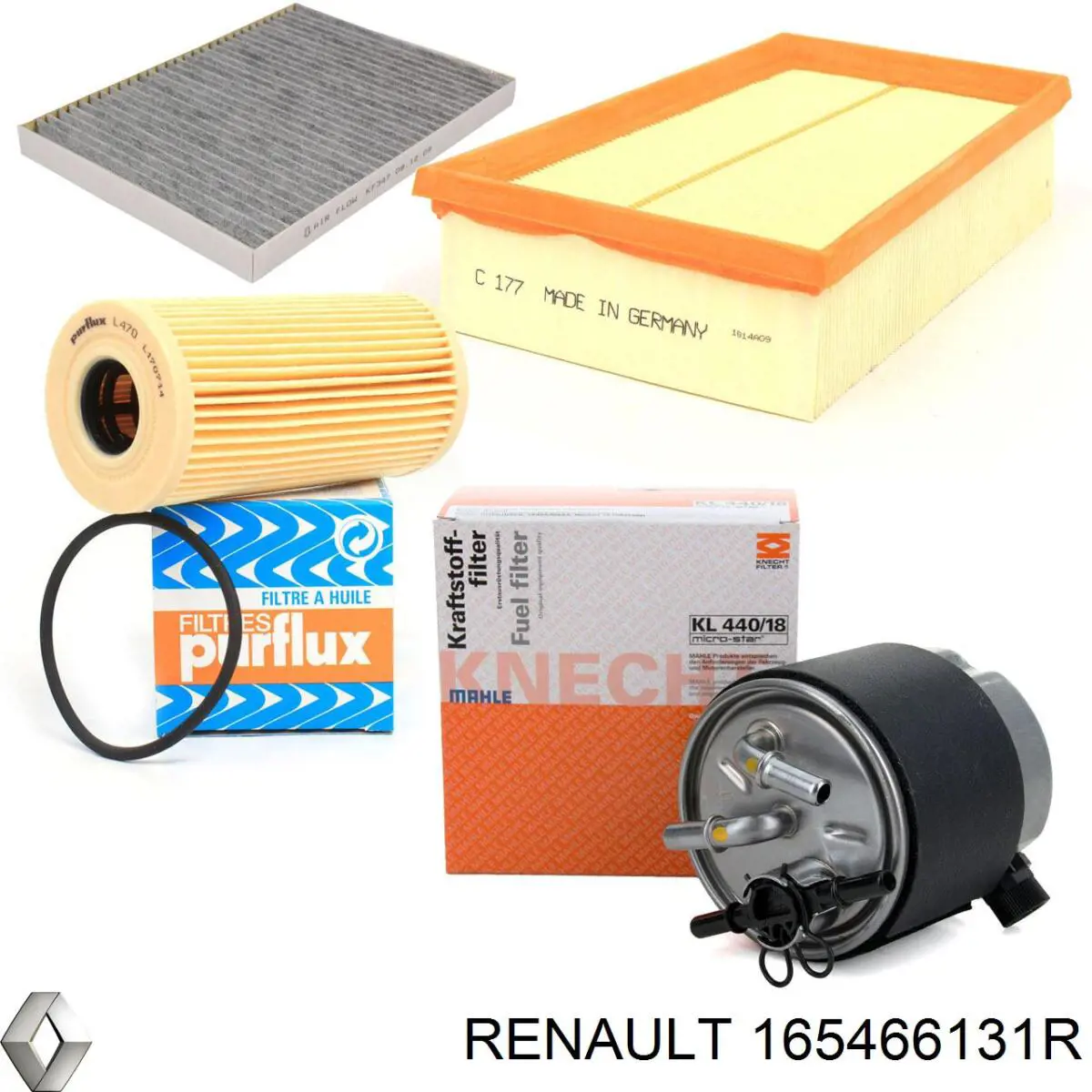 Filtro aire Renault (RVI) 165466131R