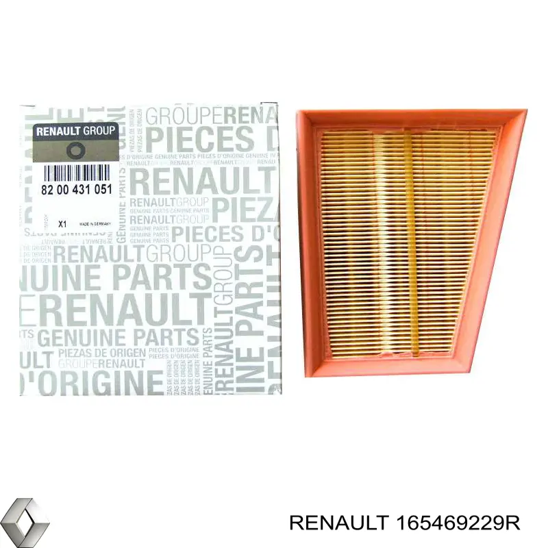 El filtro de aire Renault (RVI) 165469229R precio, desde 14,55 EUR
