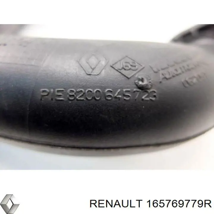 Tubo intercooler 165769779R Renault (RVI)