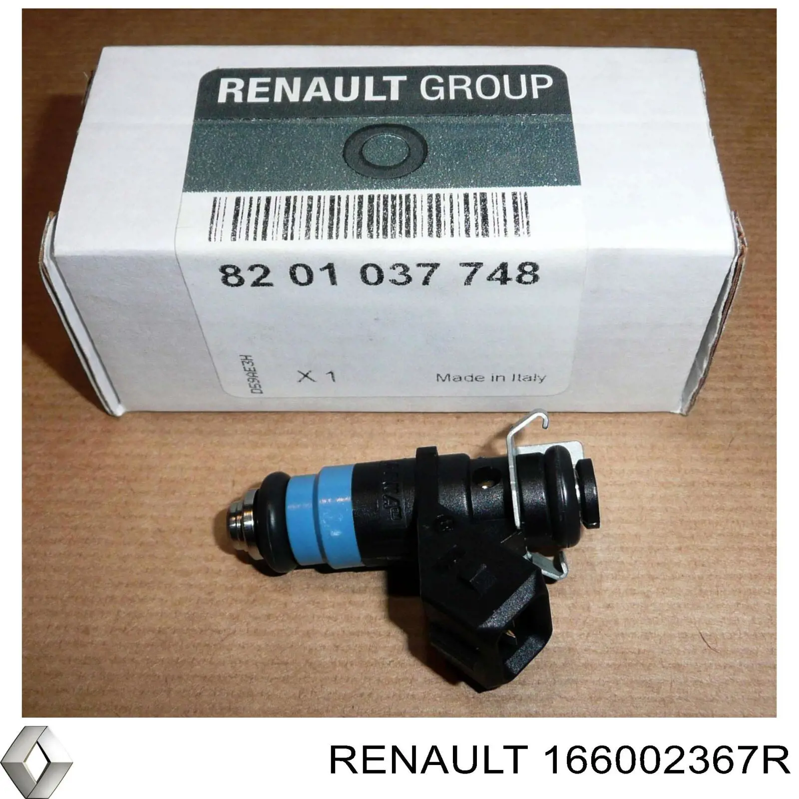 166002367R Renault (RVI) Inyector de combustible