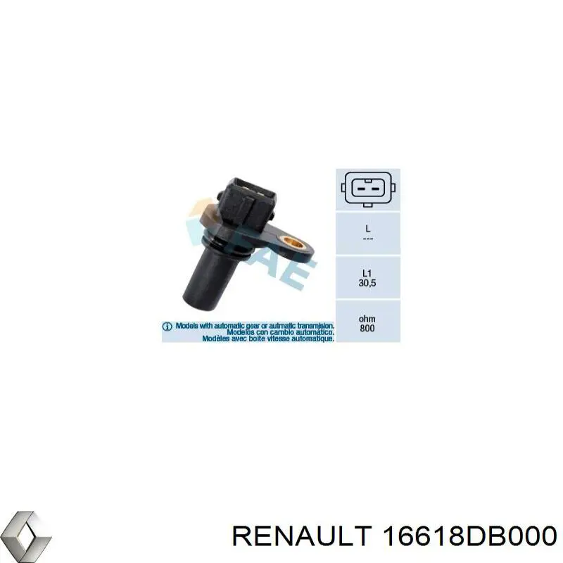 Kit de reparación del inyector 16618DB000 Renault (RVI)