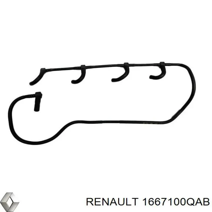 Comprar 1667100QAB Renault (RVI) Tubería de retorno de combustible de los inyectores