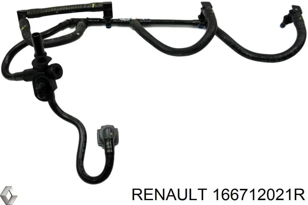166714217R Renault (RVI) tubo de combustible atras de las boquillas