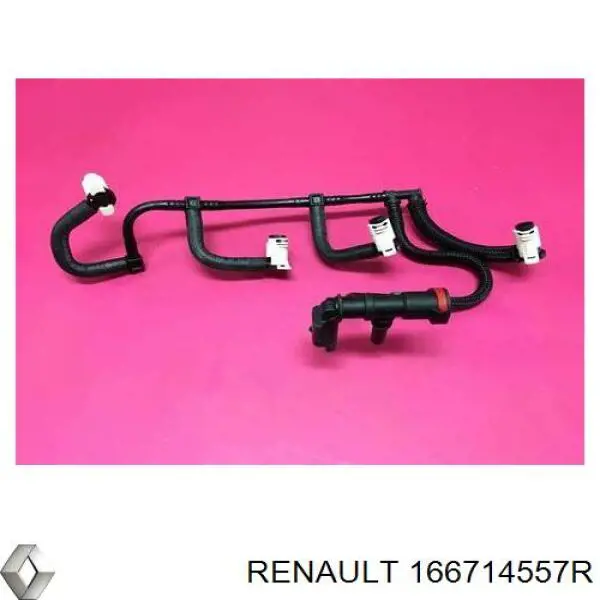 Tubería de retorno de combustible de los inyectores Renault (RVI) 166714557R precio, desde 61,30 EUR