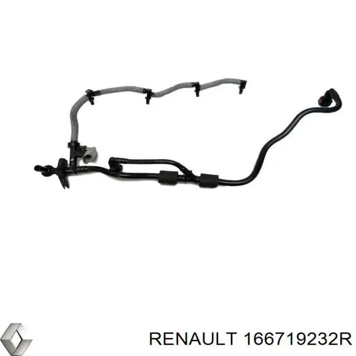 Tubería de retorno de combustible de los inyectores 166719232R Renault (RVI)