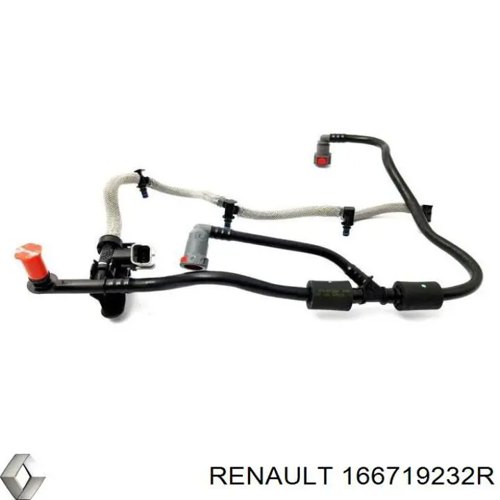 Tubería de retorno de combustible de los inyectores 166719273R Renault (RVI)