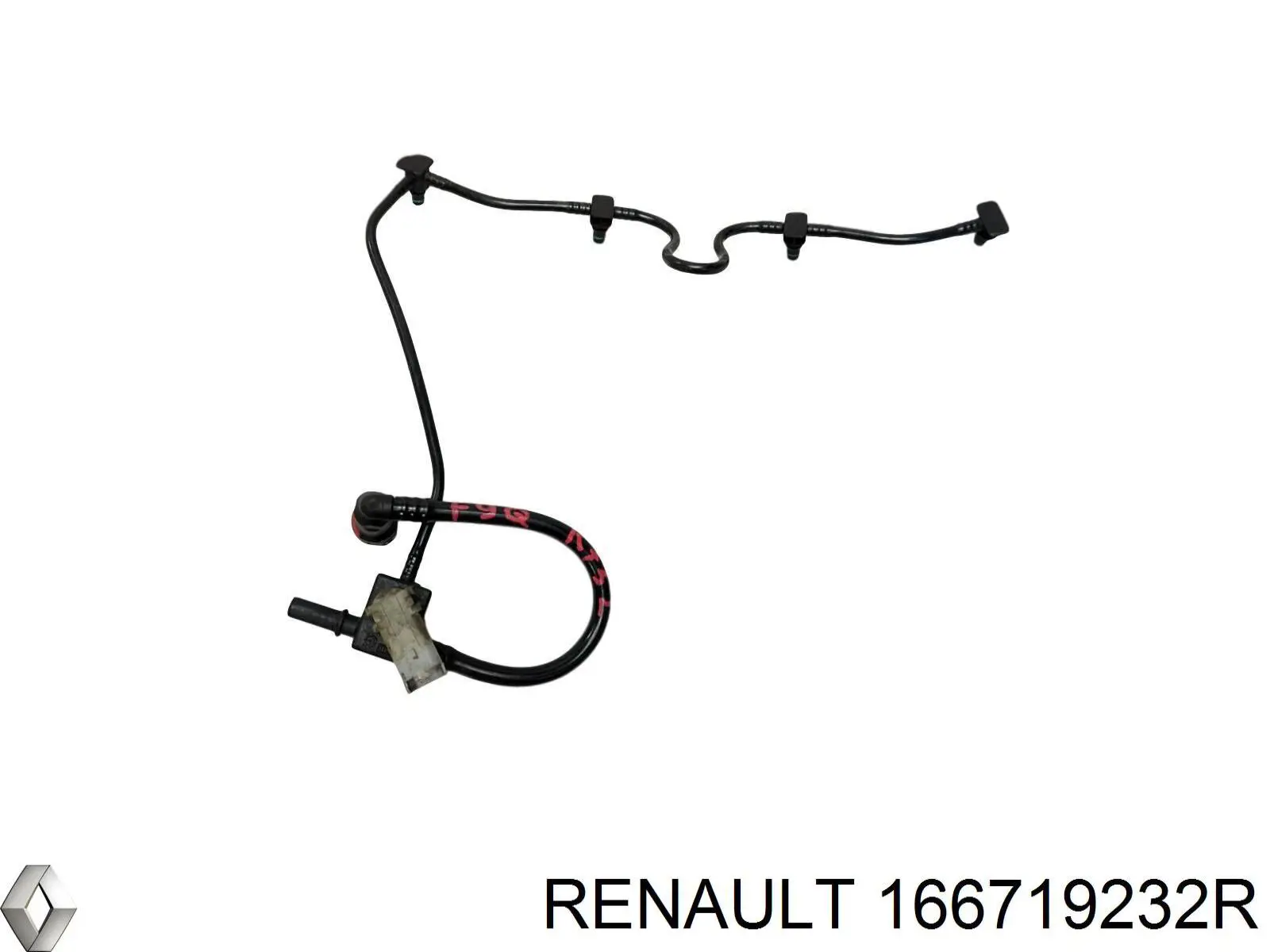 166719232R Renault (RVI) Tubo flexible, combustible de fuga 