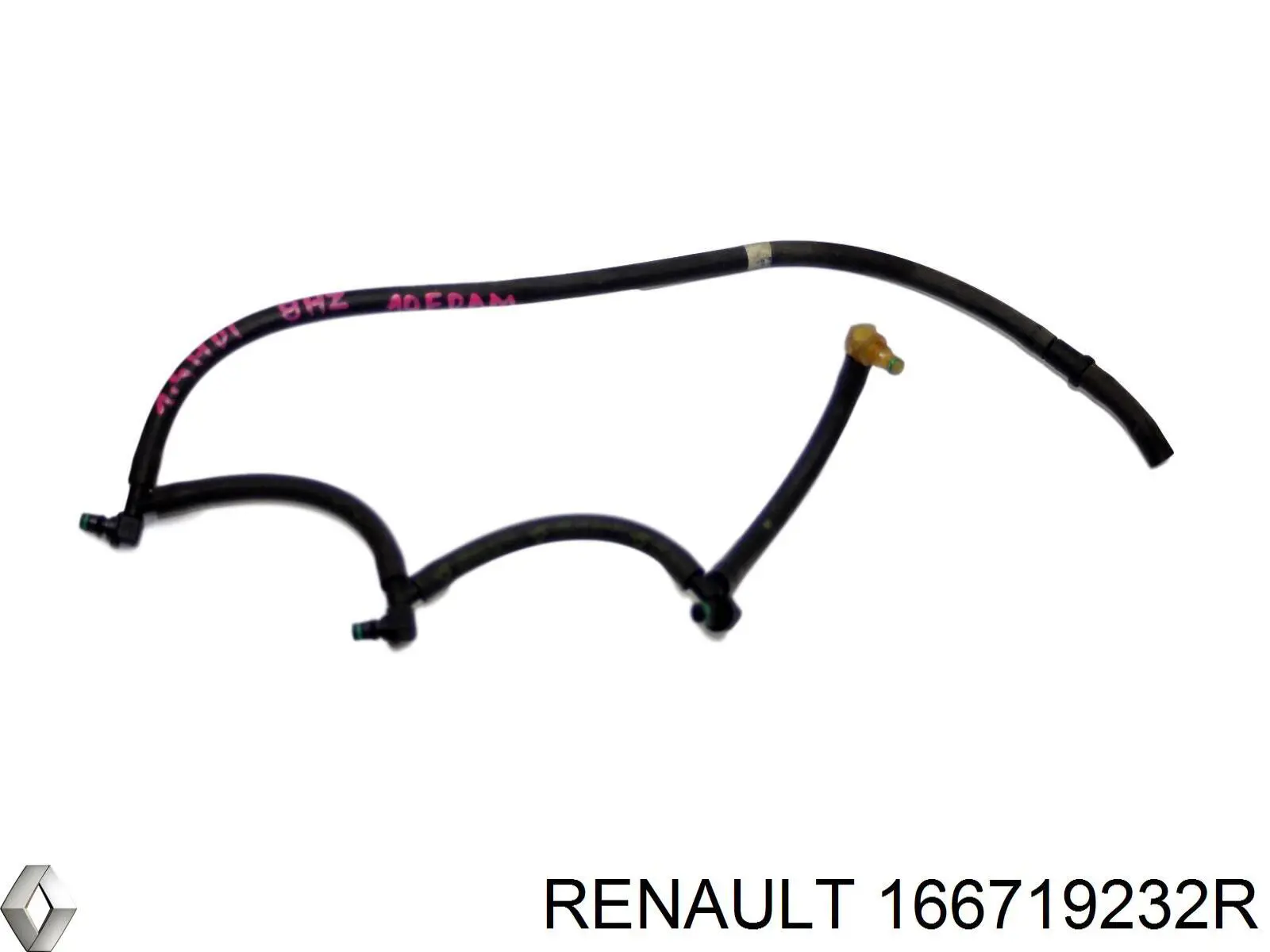 Tubería de retorno de combustible de los inyectores Renault (RVI) 166719232R precio, desde 66,08 EUR