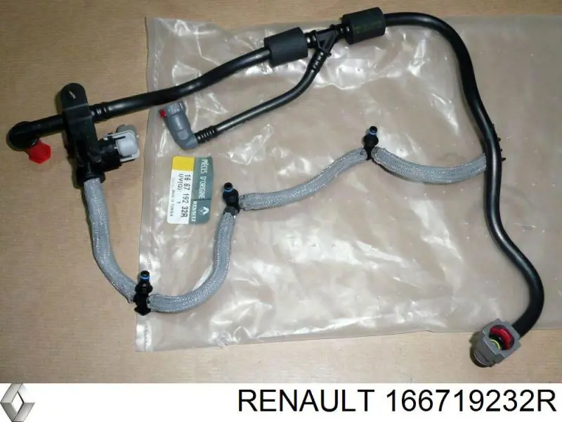 Tubería de combustible atras de las boquillas  Renault (RVI) 166719232R