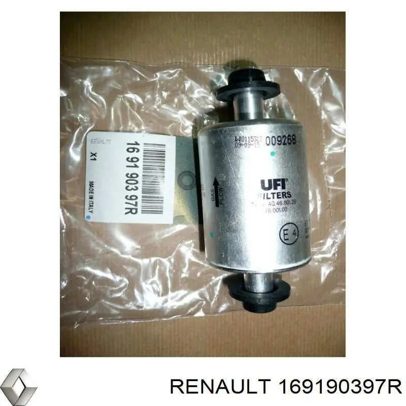 Comprar 169190397R Renault (RVI) Filtro diesel
