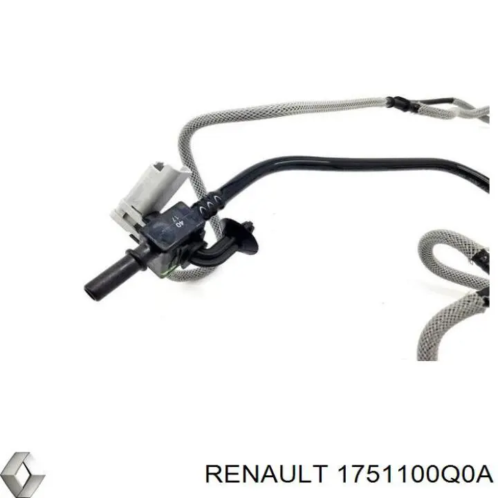 1751100Q0A Renault (RVI) tubo de combustible atras de las boquillas