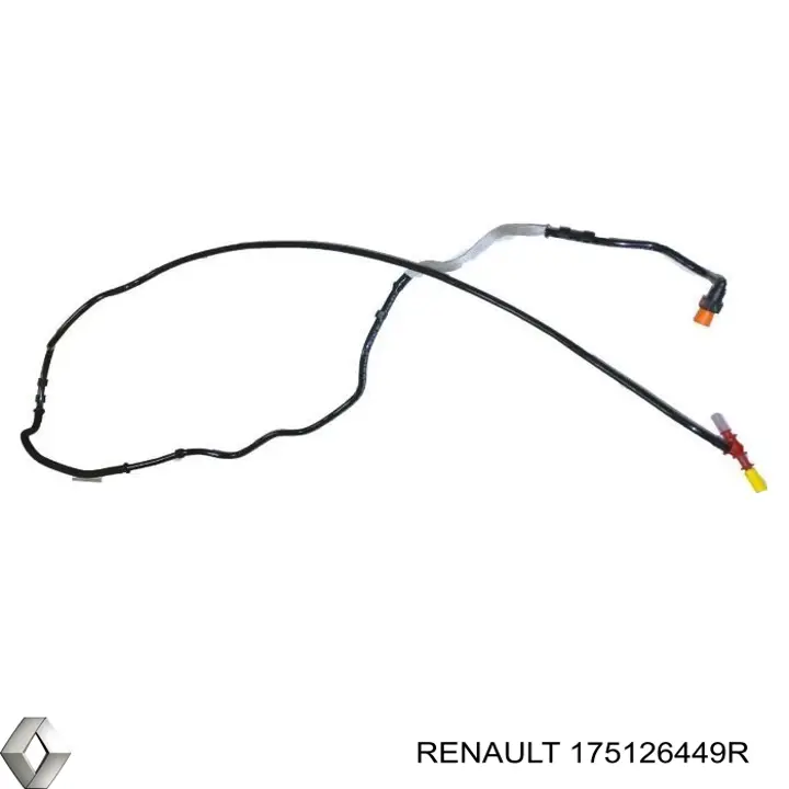 175126449R Renault (RVI) tubo de retorno de combustible del filtro al tanque