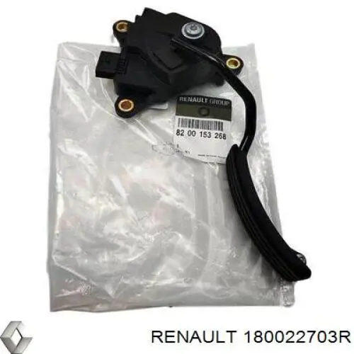 180022703R Renault (RVI) pedal de acelerador