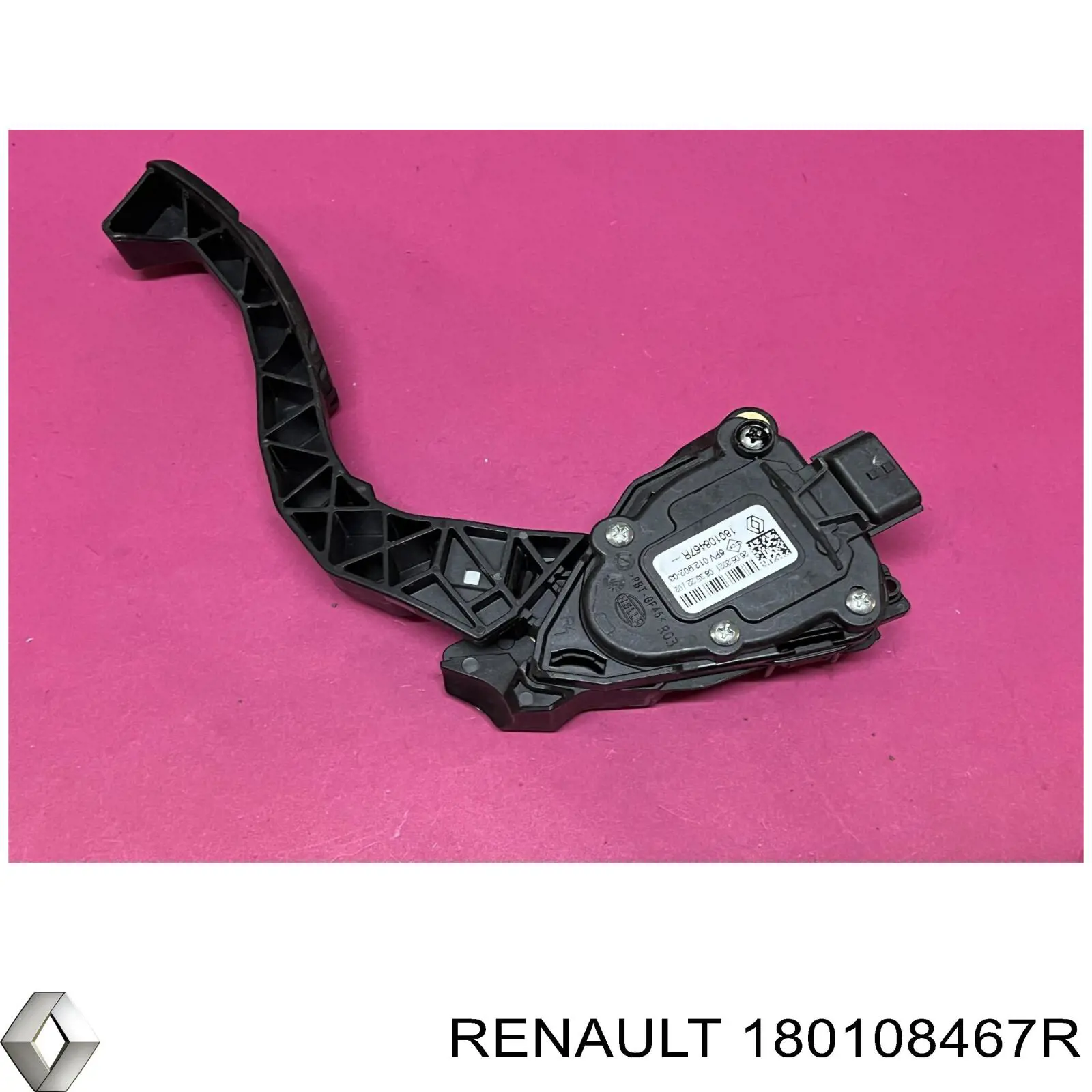 180108467R Renault (RVI) pedal de acelerador